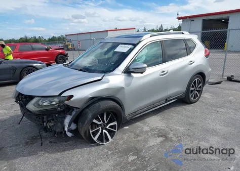 2017 Nissan Rogue Sl из США, поврежденный, VIN JN8AT2MT7HW380107